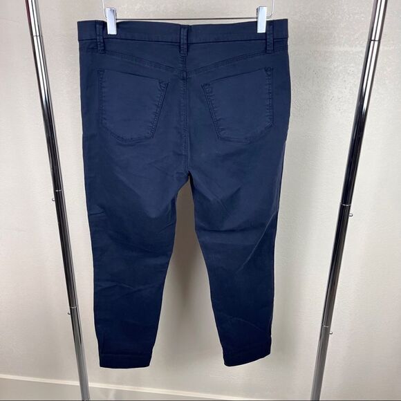 J. Brand Navy Chino Crop Pants Casual Size 30 - Picture 4 of 9